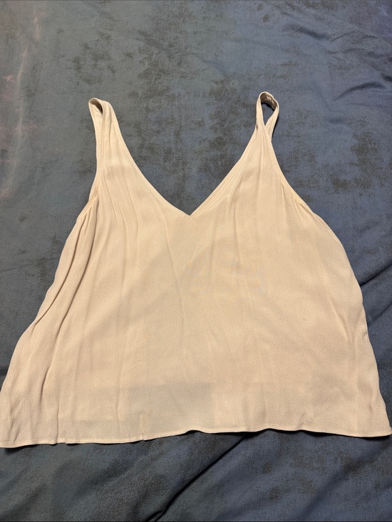 Wilfred Tops - Wilfred Cream V-Neck Sleeveless Blouse